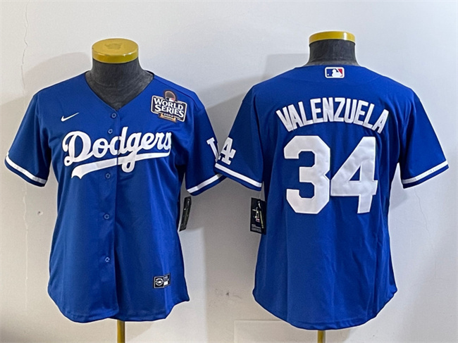 Youth Los Angeles Dodgers #34 Toro Valenzuela Blue 2024 World Series City Connect Cool Base Stitched Baseball Jersey Youth Los Angeles Dodgers #34 Toro Valenzuela Blue 2024 World Series City Connect Cool Base Stitched Baseball Jersey